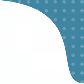 Small blue dots on a polka dot background.